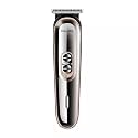 Hair Trimmer Rechargeable Cordless Beard Hair Clippers Haircut Kit, Electric Pro Li Outliner Grooming Zero Gapped Bald-headed Hair Clippers for Man (Peach)