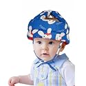 Home Product Image HUG PUPPY Baby Infant Toddler Helmet No Bump Safety Head Cushion Bumper Bonnet Adjustable Protective Cap Child Safety Hat Safety Helmet for Kid Free Octopus (Blue)