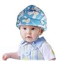 Home Product Image HUG PUPPY Baby Infant Toddler Helmet No Bump Safety Head Cushion Bumper Bonnet Adjustable Protective Cap Child Safety Headguard Hat Safety Helmet for Kid (Light Blue)