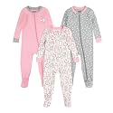 HUGGIES Baby 3-pack Footed Coverall Pajamas