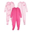 HUGGIES Baby 3-pack Footed Coverall Pajamas