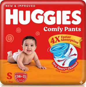 Huggies Comfy Pants Style BabyWeight 4-8 kg
