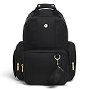 HUGGIES Unisex-adult Signature Hug Pack Diaper Backpack, Black, One Size