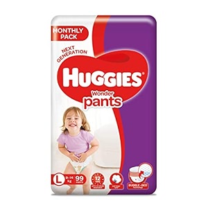 huggies wonder pants play box monthly box pack baby diaper pants medium m size152 count with bubble bed technology for comfort
