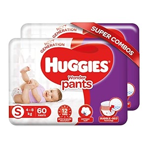 huggies wonder pants small size diapers combo pack of 2 60 counts per pack 120 counts