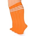 Hugh Ugoli Women Cotton Knee High Socks, 4 Pairs, Long Dress School Uniform