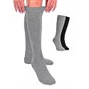 Hugh Ugoli Women Cotton Knee High Socks, 4 Pairs, Long Dress School Uniform