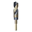 HUHAO 1" Drill Bit, HSS Reduced Shank Drill Bits for Metal & Steel