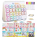 Huijing Montessori Preschool Learning Activities Busy Book - Workbook Activity Binder / Toys for Toddlers, Autism Learning Materials and Tracing Coloring Book