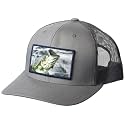 HUK Men's Mesh Trucker Snapback Hat | Anti-Glare Fishing Hat