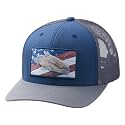 HUK Men's Mesh Trucker Snapback Hat | Anti-Glare Fishing Hat