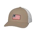 HUK Men's Mesh Trucker Snapback Hat | Anti-Glare Fishing Hat