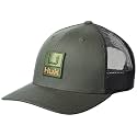 HUK Men's Mesh Trucker Snapback Hat | Anti-Glare Fishing Hat