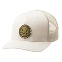 HUK Men's Mesh Trucker Snapback Hat | Anti-Glare Fishing Hat