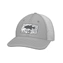 HUK Men's Mesh Trucker Snapback Hat | Anti-Glare Fishing Hat