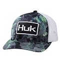 HUK Men's Mesh Trucker Snapback Hat | Anti-Glare Fishing Hat