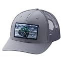 HUK Men's Mesh Trucker Snapback Hat | Anti-Glare Fishing Hat