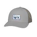HUK Men's Mesh Trucker Snapback Hat | Anti-Glare Fishing Hat