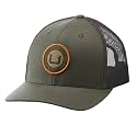 HUK Men's Mesh Trucker Snapback Hat | Anti-Glare Fishing Hat