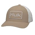HUK Men's Mesh Trucker Snapback Hat | Anti-Glare Fishing Hat