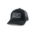 HUK Men's Mesh Trucker Snapback Hat | Anti-Glare Fishing Hat