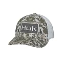 HUK Men's Mesh Trucker Snapback Hat | Anti-Glare Fishing Hat