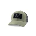 HUK Men's Mesh Trucker Snapback Hat | Anti-Glare Fishing Hat