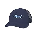 HUK Men's Mesh Trucker Snapback Hat | Anti-Glare Fishing Hat