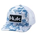HUK Men's Mesh Trucker Snapback Hat | Anti-Glare Fishing Hat