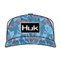 HUK Men's Mesh Trucker Snapback Hat | Anti-Glare Fishing Hat