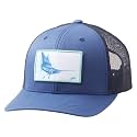 HUK Men's Mesh Trucker Snapback Hat | Anti-Glare Fishing Hat