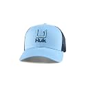 HUK Men's Mesh Trucker Snapback Hat | Anti-Glare Fishing Hat
