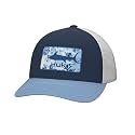 HUK Men's Mesh Trucker Snapback Hat | Anti-Glare Fishing Hat
