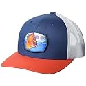 HUK Men's Mesh Trucker Snapback Hat | Anti-Glare Fishing Hat