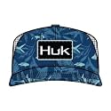 HUK Men's Mesh Trucker Snapback Hat | Anti-Glare Fishing Hat