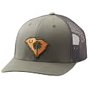 HUK Men's Mesh Trucker Snapback Hat | Anti-Glare Fishing Hat