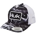 HUK Men's Mesh Trucker Snapback Hat | Anti-Glare Fishing Hat
