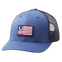 HUK Men's Mesh Trucker Snapback Hat | Anti-Glare Fishing Hat