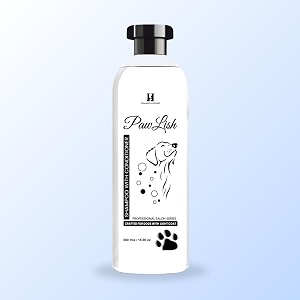 humane amp hound pawlish professional salon series dog shampoo with conditioner for light coat dogs - 500 ml