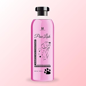 humane amp hound pawlish professional salon series dog shampoo with conditioner for short coat dogs - 500 ml