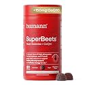 Humann SuperBeets 5-in-1 Heart Gummies + 3X Absorption 150mg CoQ10, 60 Ct