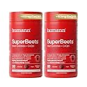 HumanN SuperBeets 5-in-1 Heart Gummies + 3X Absorption 150mg CoQ10, 120 Ct
