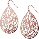Humble Chic NY Teardrop Dangle Earrings for Women - Filigree Earrings