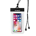 Humble PVC Universal Waterproof Phone Case,IPX8-Rated,Fits Smartphones Up to 7.2" Ideal for Beach,Swimming & Boating,with Adjustable Lanyard for Underwater Photography & Video Recording Transparent
