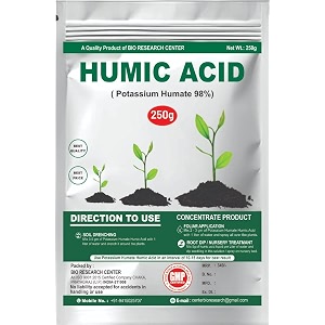 humic powder potassium humate 98 for plants  soil conditioner for garden amp agriculture 1000gm