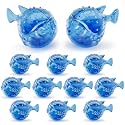 Humidifier Cleaning Fish: 12 Packs Humidifier Tank Cleaner Ball Compatible with Most Humidifiers, Purifier Water, Prevents Hard Water Build-Up, Filters Mineral Deposits, Remove Odor