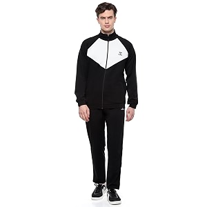 hummel spike men39s track suit  comfortable  breathable fabric  durable  for everyday use  ideal for gym or running regular fit  track suit for men  co-ord set  loungewear