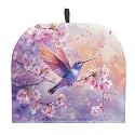 Hummingbird Cherry Blossom Insulated Tea Pot Cozies Dustproof Kitchen Home Decorative Tea Pots Cover for Keeping Warm Both Sides Can Be Used Home Kitchen Party Restaurant Decor
