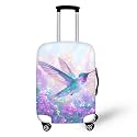 Hummingbird Design Luggage Covers,Suit Case Covers for Luggage,Travel Luggages Cover Suitcases Protector Carry on Luggages Cover Dust Pollution Prevention
