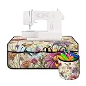 Hummingbird Sewing Machine Mats for Table with Pocket with Storage Reduce Vibration Pad Organizer for Most Sewing Machines Sew Machine Table Muffling Mats
